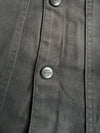 Harley-Davidson Genuine Motorclothes Armored Riding Jacket | Black Denim Trucker Style | CE Certified Protection (Size M)