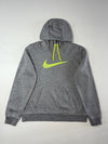 Nike Big Swoosh Volt Pullover Hoodie – Heather Grey (XL)