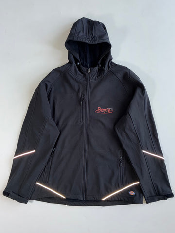 Dickies Fleece-Lined Softshell Hooded Jacket with Reflective Trims (2Xl/3Xl)