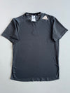 Adidas Training Performance Tee Reflective Logo – Charcoal Grey – (M)