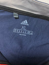 Adidas Navy & Grey Colorblock Quarter Zip Pullover (2XL)
