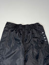 Vintage 90s Nike Spell Out Black Nylon Tearaway Snap Pants (W:28) (L:40)