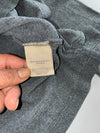 Burberry London | Nova Check Trim Long Sleeve Polo | Grey | Size L