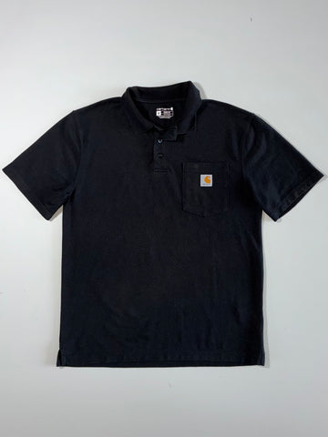 Carhartt WIP Loose Fit Pocket Polo Shirt Black Size (XL)