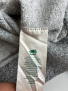 Roots Canada 1973 Grey Heather Quarter-Zip Pullover Hoodie (M)