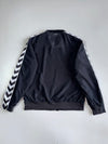 Hummel Character Since 1923 Black Chevron Tape Sleeve Full-Zip Track Jacket (M)