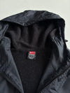 Y2K Nike Team Black Fleece-Lined Hooded Jacket (L)