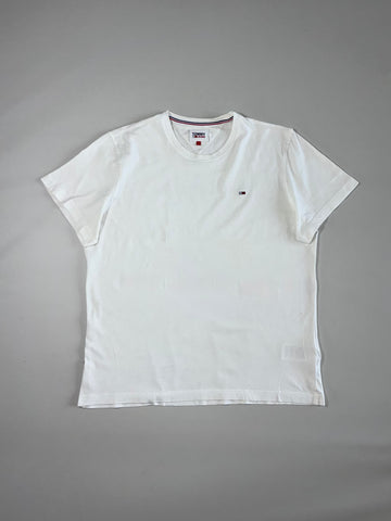 Tommy Jeans Essential Flag Logo White T-Shirt (L)
