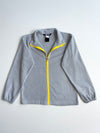 The North Face Grey Fleece Full-Zip Jacket Yellow Zip – Boys (XS)
