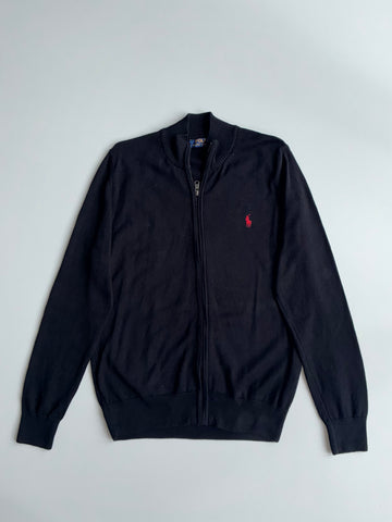 Polo Ralph Lauren Full-Zip Cardigan Sweater – Black (S)
