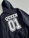 Fruit of the Loom Black Blank Hoodie (M)