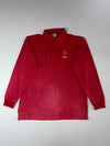 MLB Philadelphia Phillies Long Sleeve Polo – Red (XL)