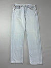 Levi’s 501 Light Wash Denim Jeans (W:32) (L:44)