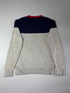 Tommy Hilfiger Colour Block Knit Sweater – Navy/Grey – (M)