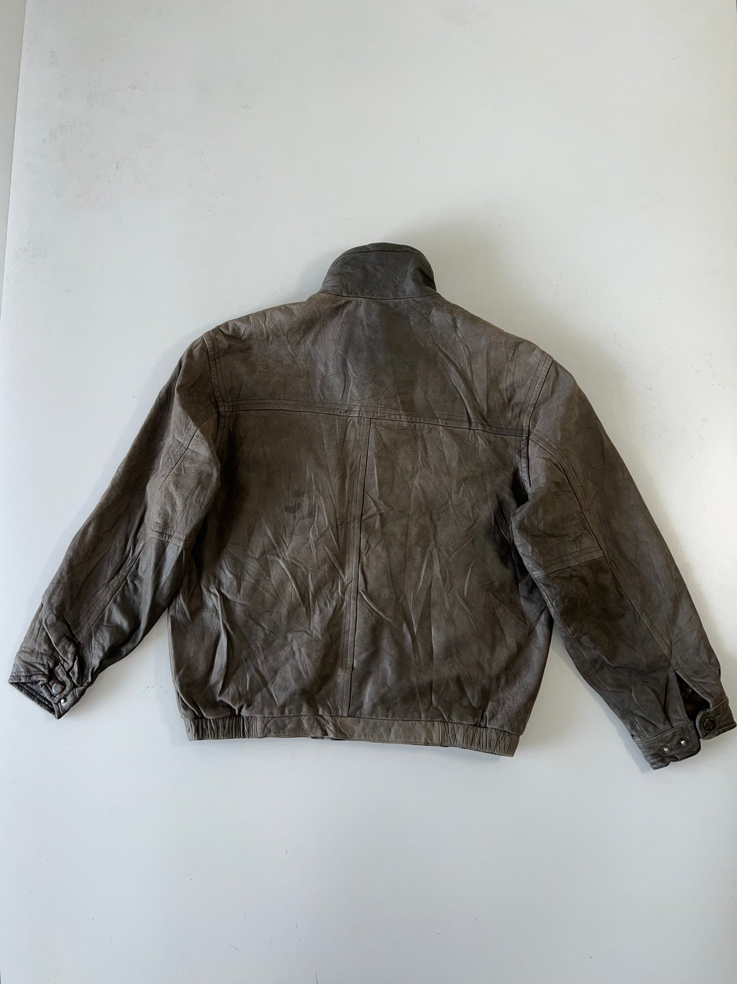 Z            Super Rare Members Only Rare Original  Leather Jacket (L/XL)