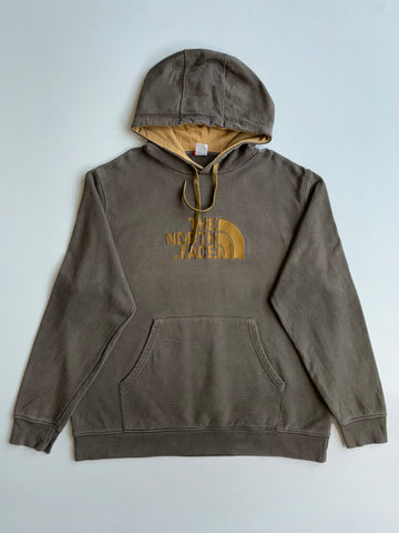 The North Face Brown Embroidered Logo Hoodie (2XL/3XL)