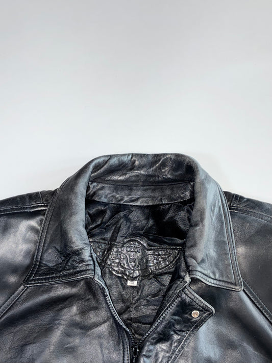 Super Premium Original Leather Oversized Jacket (2Xl)