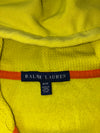 Ralph Lauren Big Pony Neon Yellow Full-Zip Hoodie (M)