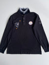 Aeronautica Militare Long Sleeve Polo – Black (L)