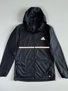 Adidas Black Hooded Running Jacket (M/L)