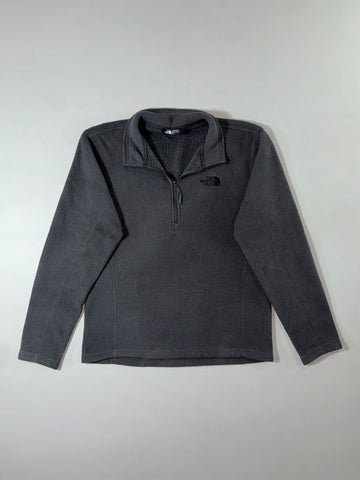 The North Face 1/4 Zip Fleece Pullover — Grey Men’s (M)