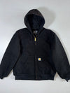 Carhartt Black Hooded Work Jacket (XL)