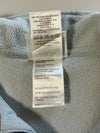 Adidas Light Grey Quarter-Zip Pullover with Three-Stripes Sleeves (2XL)
