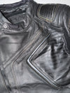 Harley-Davidson Watt Slim Fit Leather Moto Jacket Black | CE Armored | Mesh Lined (XL)