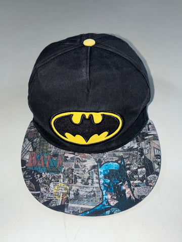 Official DC Batman Comic Print Brim Black Snapback (Adjustable)