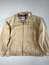 Vintage Polo Ralph Lauren Harrington Jacket – Khaki (Plaid Lined (XL)