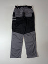 Engelbert Strauss Grey & Black Work Cargo Pants (W:32) (L:46)