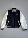 ZVintage Redskins Varsity Jacket With Real Leather Sleeves (S/M)