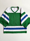 Vintage Monsport Mesh Hockey Jersey – Green/White/Blue (Adult) (3XL/4XL)