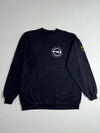 Vintage Opel "Böse Opel's Rheinland" Car Club Black Mock Neck Sweatshirt (XL)
