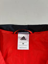 Vintage Adidas Red Black Colour Block Windbreaker Jacket (M)