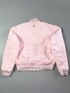 Y2K Rocawear Pink Satin Varsity Bomber Jacket (S)