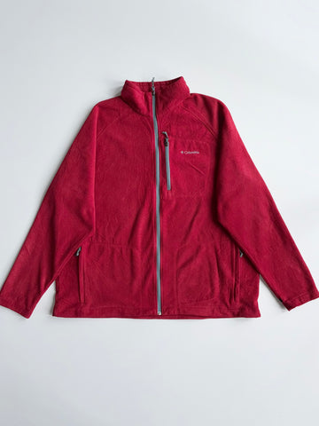 Columbia Fleece Full-Zip Jacket – Maroon (XXL)