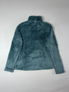 Patagonia Los Gatos Style High Pile Fleece Quarter Zip Pullover  Teal Green  (M)