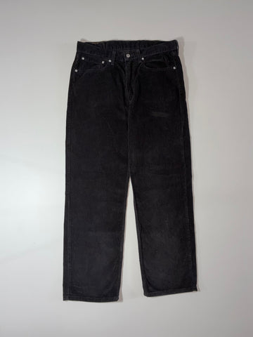 Levi’s 565 Black Corduroy Loose Straight Pants – (W:34) (L:44)