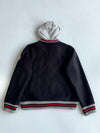 MLB Boston Red Sox Hooded Fleece Jacket – Black/Grey (S)