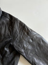 Due West “Live Love Life” Black Leather Western Yoke Jacket (2XL/3XL)