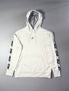Nike Sportswear White Repeat Tape Logo Pullover Hoodie (M)