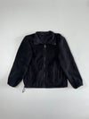 The North Face Reversible Nylon to Fleece Black Jacket,(S)