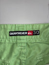 Quiksilver Green Cargo Shorts (W:33) (L:23)