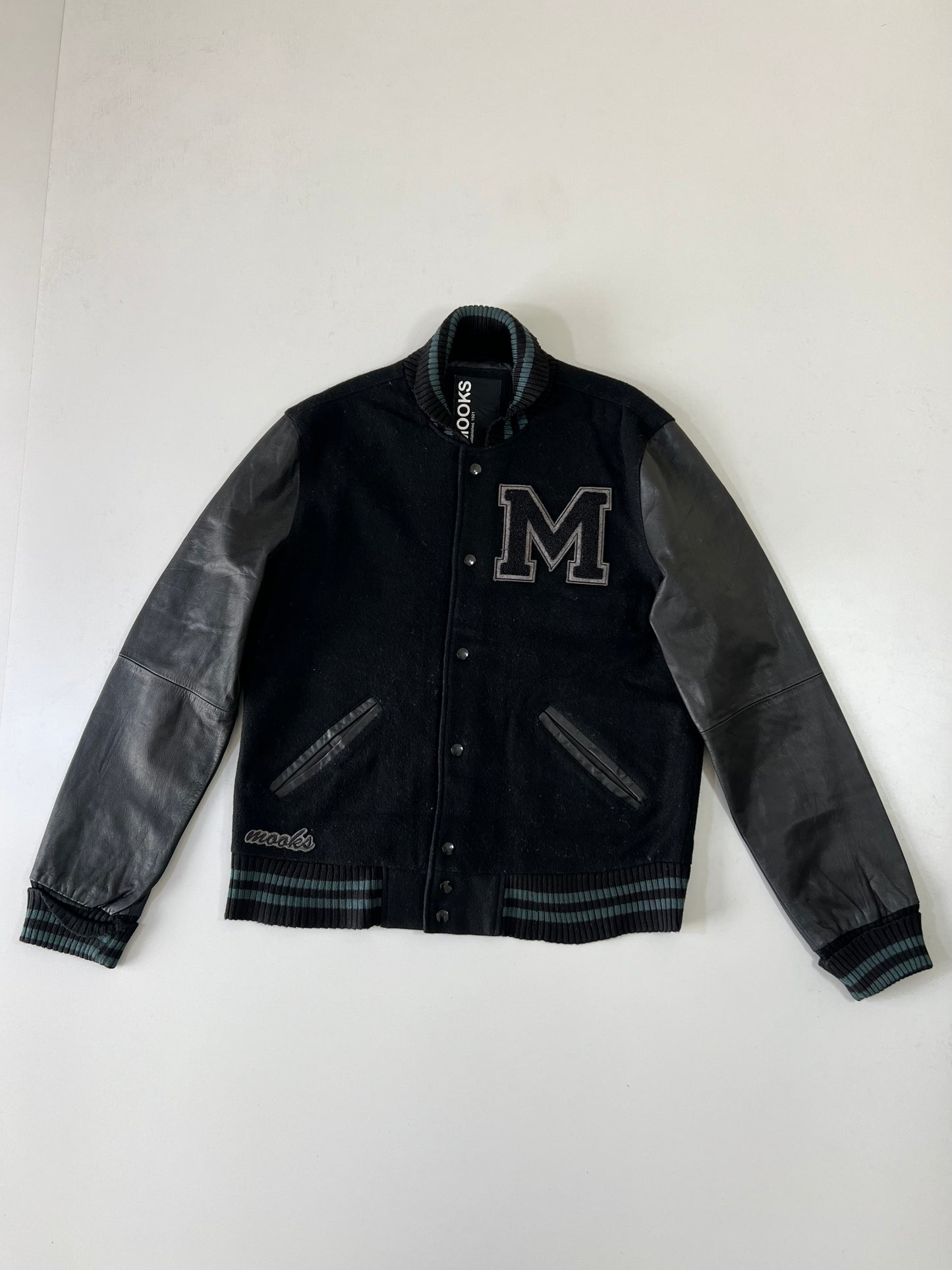ZSuper Premium Vintage Varsity Jacket Leather Sleeves (L)