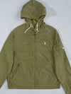 Polo Ralph Lauren | Hooded Zip Jacket | Olive Green (M)