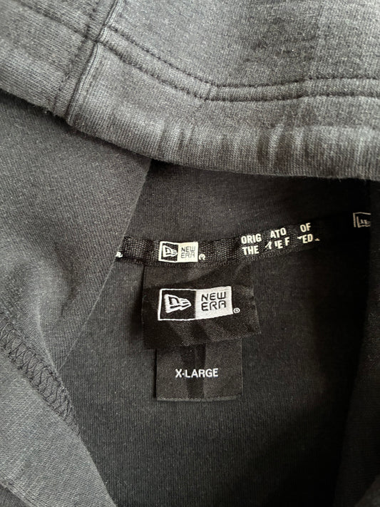 New Era | Black Embossed Flag Logo Hoodie | (XL)
