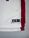 Adidas Miami Heat #1 NBA Swingman Jersey – White & Red (M)