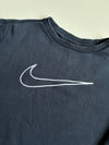 Nike Navy Embroidered Center Swoosh Sweatshirt (L)