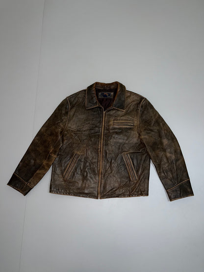 ZRoute 66 ORIGINAL Leather Jacket (RARE VINTAGE)  (L)